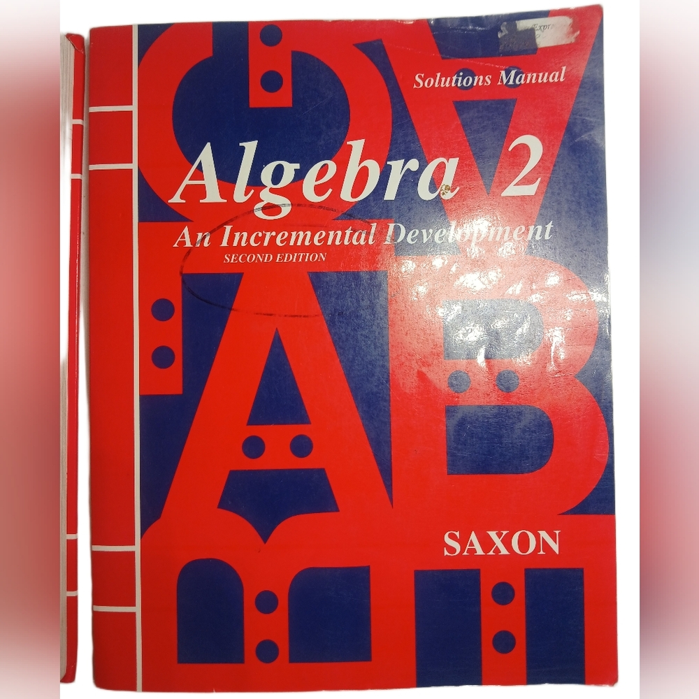Saxon Algebra 2 Incremental Math 2nd Edition - Picture 3 of 10